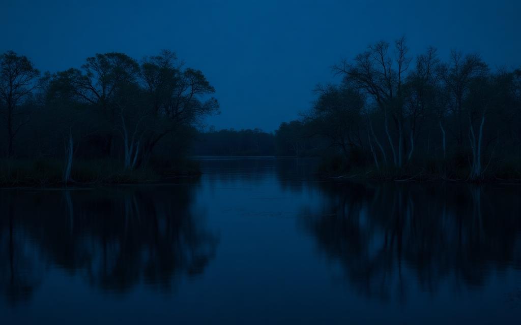 Louisiana — Cypress wetland with still reflective water